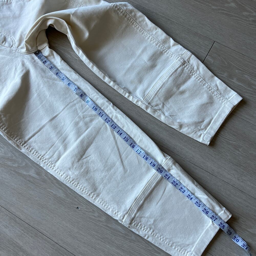 Everlane Utility Barrel Pant Tall 0 Bone White FLAW - Picture 6 of 11